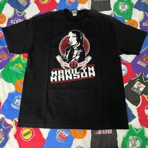 Vintage Y2K 2007 Marilyn Manson Eat Me Drink Me Tour Grunge Metal Tee
